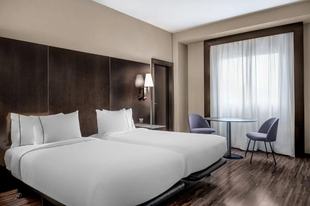 Standaard Plus-kamer, 1 of 2 eenpersoonsbedden — AC Hotel Oviedo Fórum by Marriott