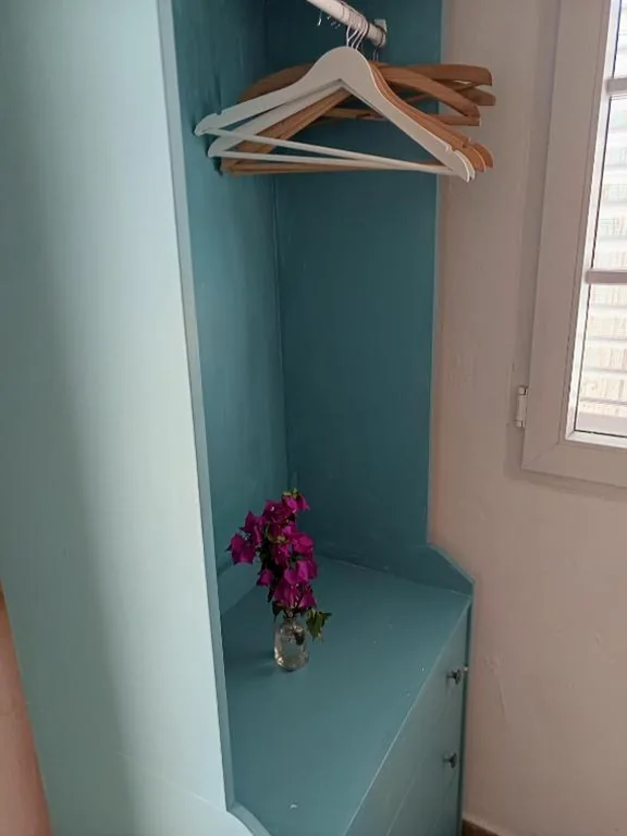 Chambre double avec salle de bains commune — Acoran Family Ocean View Guest House With Daily Yoga Practice Included North Gran Canaria PRIVATE ROOM PET FRIENDLY