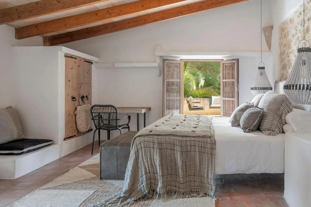 Tweepersoonskamer met terras — Agroturismo Son Fogueró - Adults Only