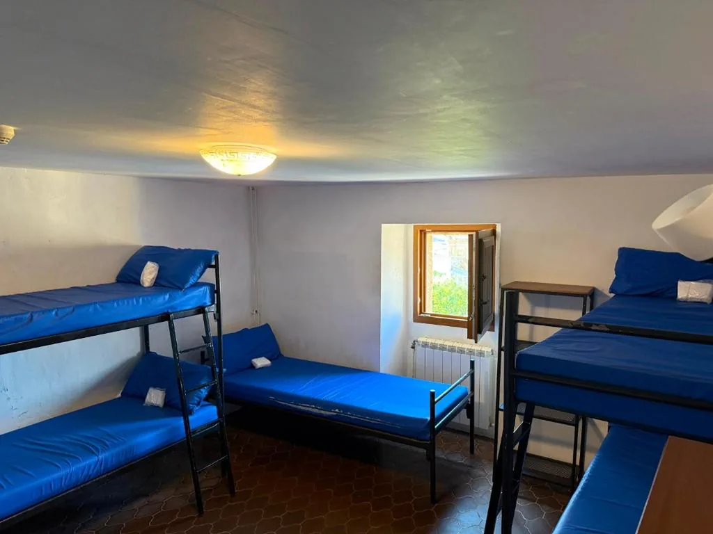 Cama individual en habitación compartida — Albergue OasisTrails for pilgrims on Camino de Santiago