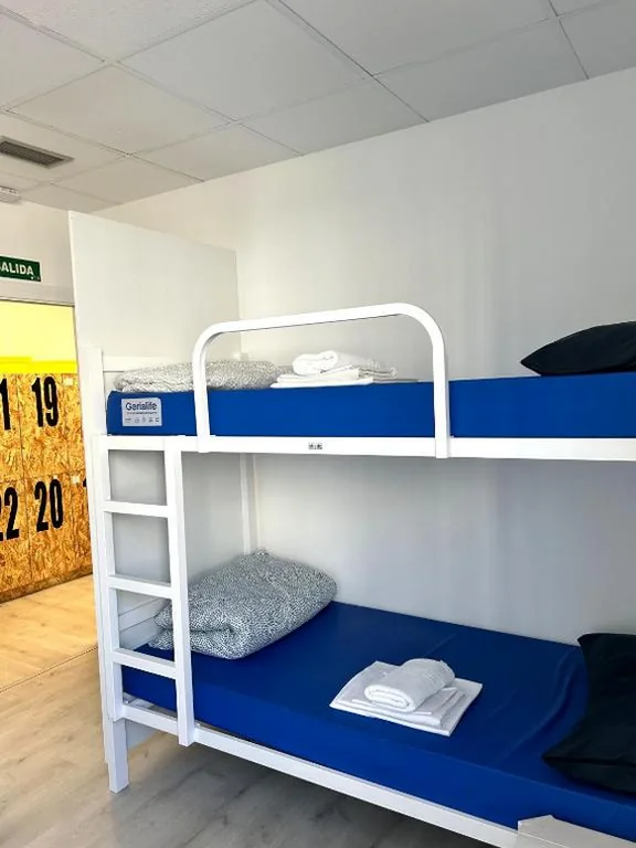 Bett im gemischten 4-Bett-Schlafsaal — Albergue SCQ