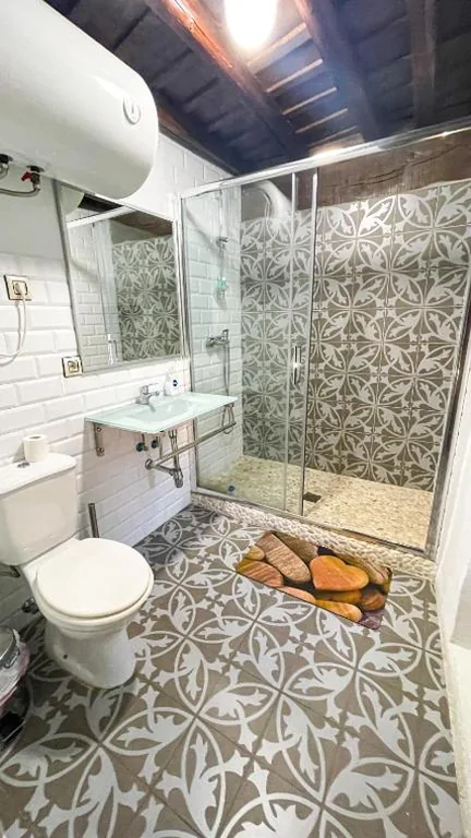 Eenpersoonsbed in gedeelde kamer - 4 bedden — Albergue Turístico "San Blas" I Hospedaje en Vía de la Plata I Oliva de Plasencia