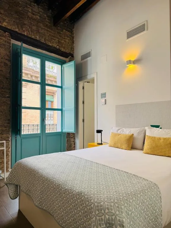 Chambre double avec balcon — Alegoría Coliving Experience