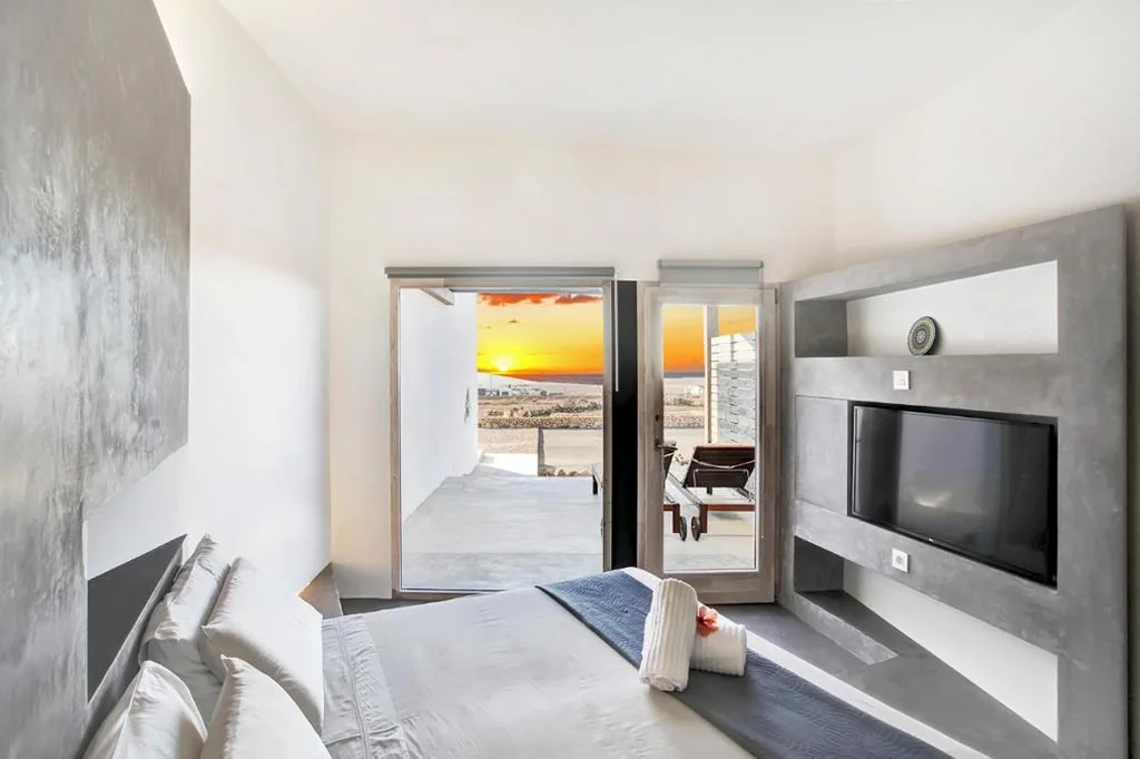Habitación Doble Deluxe con vistas al mar — Alma Calma Hotel Rural