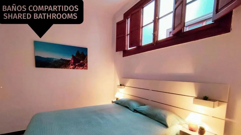 Doppelzimmer mit Gemeinschaftsbad — Alma Canaria Rooms