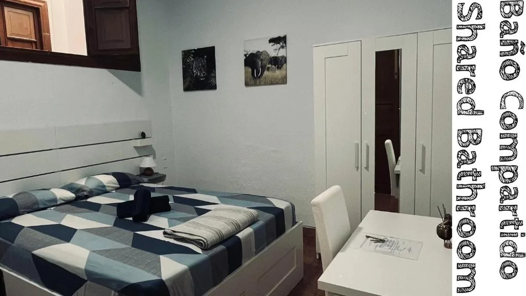 Doppelzimmer mit externem eigenem Bad — Alma Canaria Rooms
