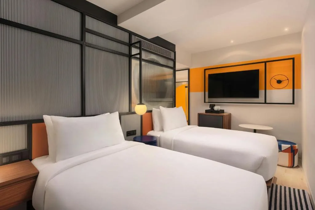 Aloft Doppelzimmer mit 2 Einzelbetten — Aloft by Marriott Madrid Gran Via