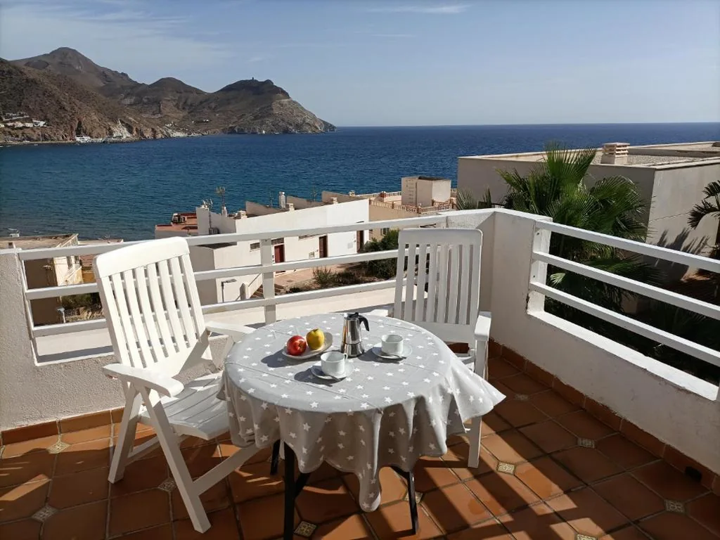 Klassiek appartement met 1 slaapkamer en uitzicht op zee — Apartahotel Vistamar San José