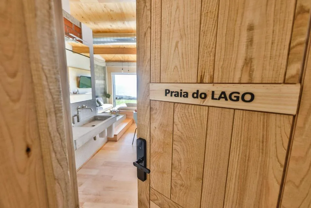 Deluxe-Doppelzimmer mit Meerblick — Apartamentos Luscofusco Costa da Morte