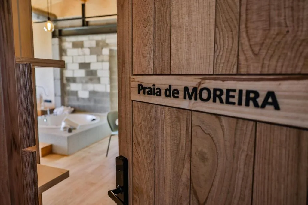 Deluxe-Doppelzimmer mit Meerblick — Apartamentos Luscofusco Costa da Morte