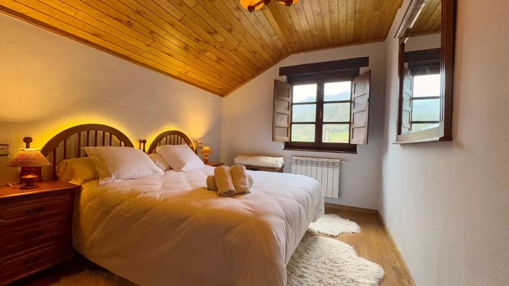 寝室1室の一戸建て住宅 — Apartamentos rurales La Pornacal I y La Pornacal II