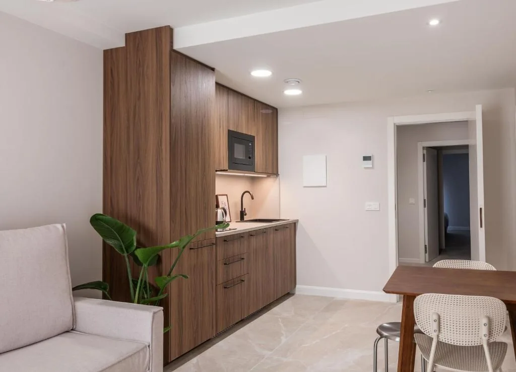 一居室公寓，带阳台和海景 — Apartamentos Turísticos A Mariña Do Carril