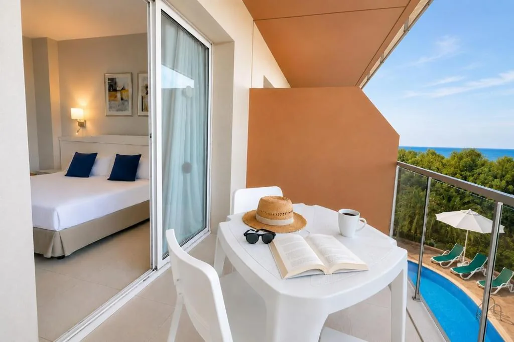 Appartement met 1 slaapkamer en uitzicht op zee — Aparthotel SunClub Salou