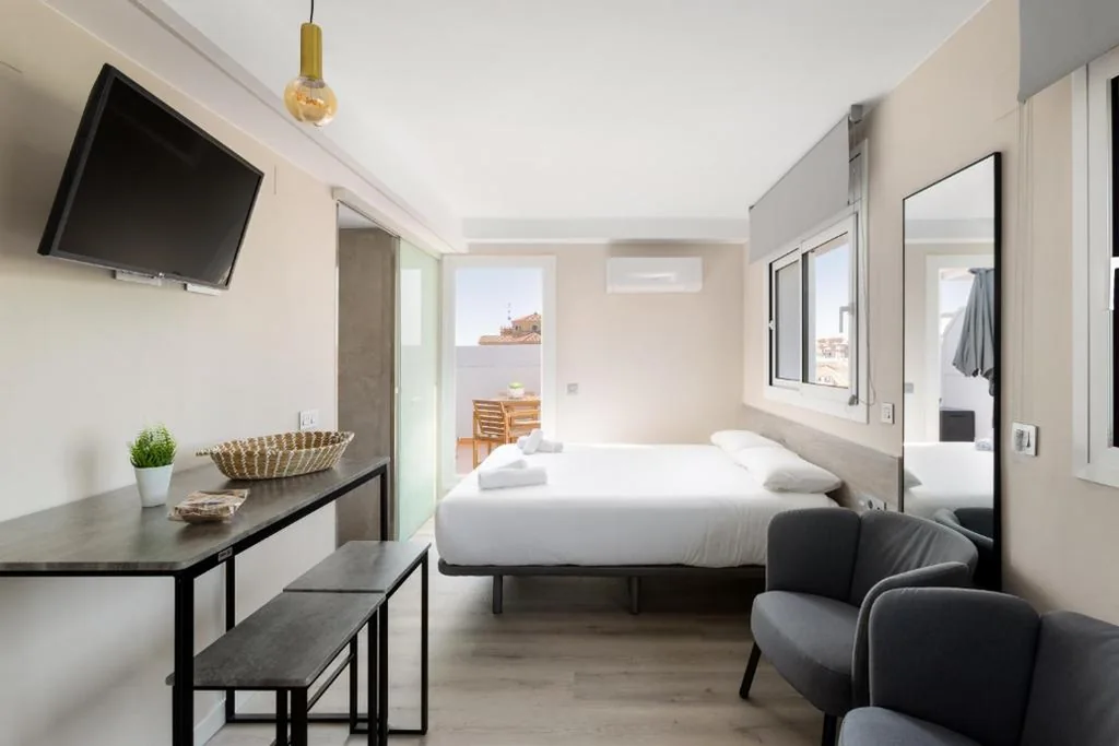 Deluxe Apartment mit 1 Schlafzimmer — Aparthotel Vilassar