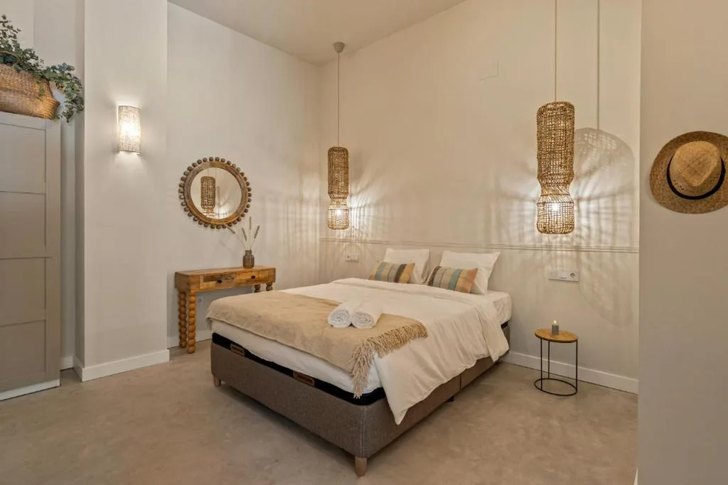 Klassiek appartement met 1 slaapkamer en extra groot bed — Arango Apartments