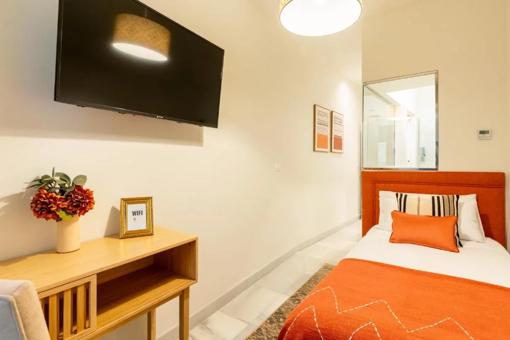 Quarto Individual com Casa de Banho Privativa — Arco de la Seda - Hotel Boutique