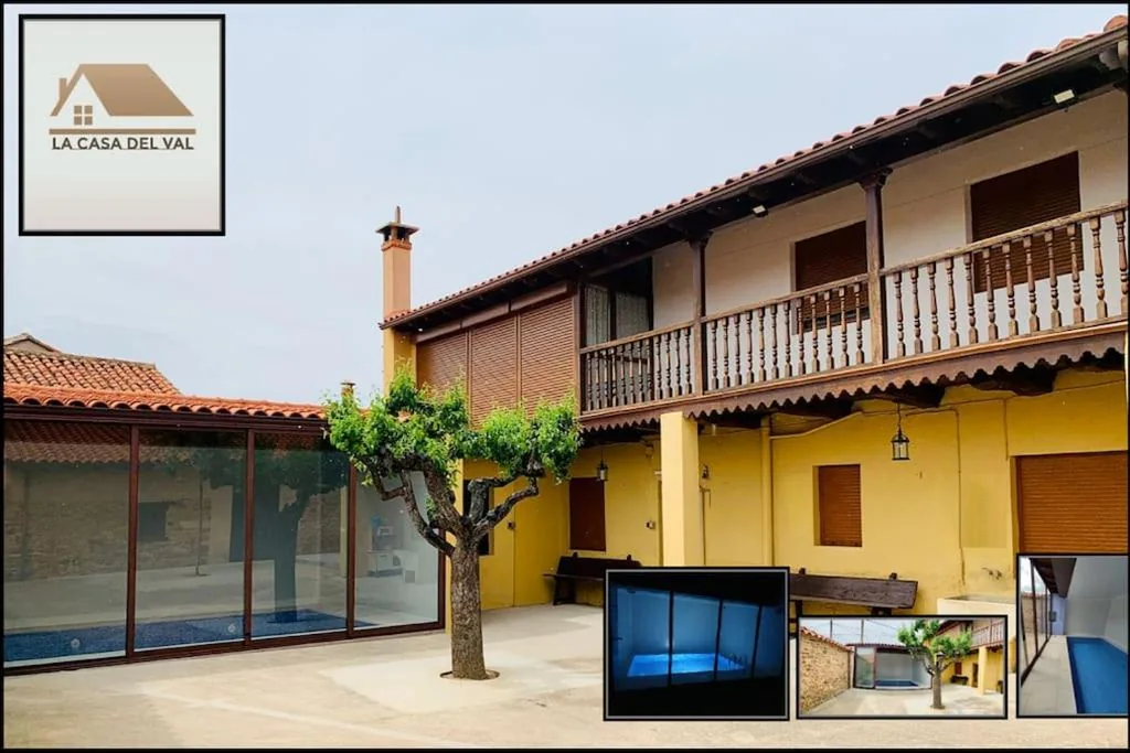 Casa de 6 dormitorios — Astorga. León. Piscina. Casa Val de San Lorenzo.