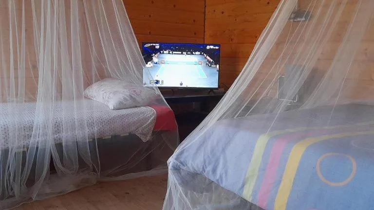 Deluxe-Doppelzimmer — Atlantic Surfers Hostel