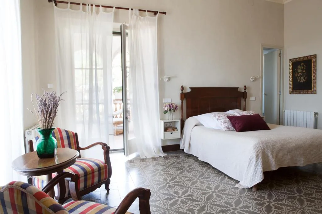 Habitación Doble con terraza — B&B Can Casadella