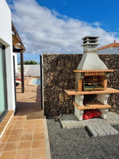 Beautiful spacious villa with private heated pool in Lajares — 写真 10