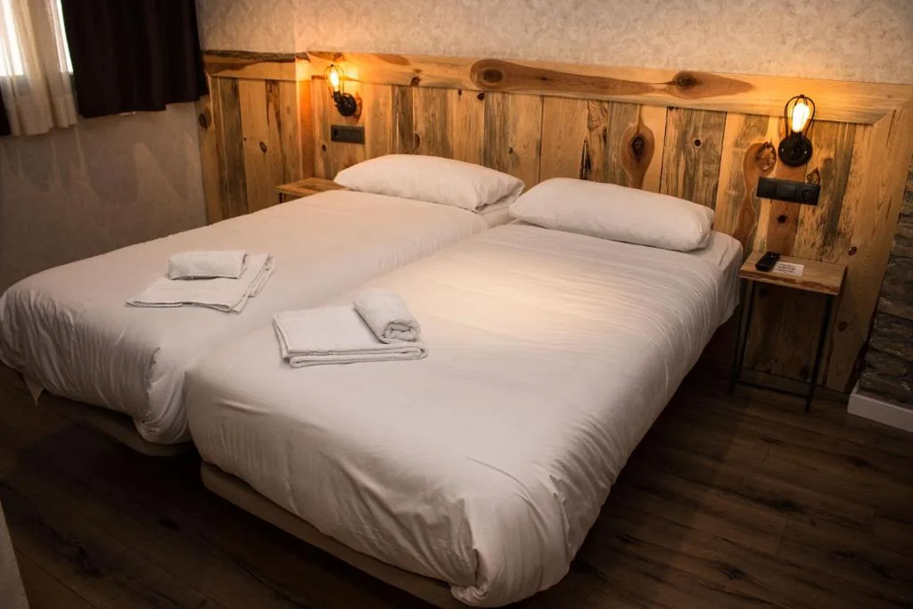 Tweepersoonskamer met eigen badkamer - 2 bedden — Black Swan the Penthouse