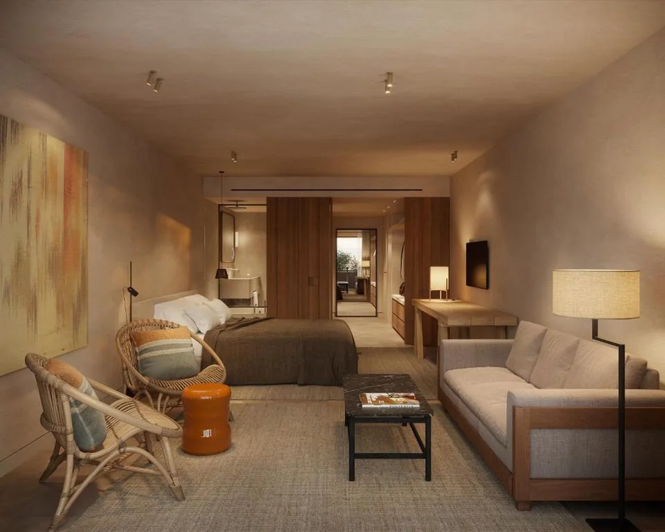 Habitación Doble Prémium con vistas al jardín — Blau Cala Mandia - Adults Only