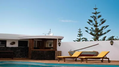 Bungalow Allende Famara con piscina privada y AC — 照片 9