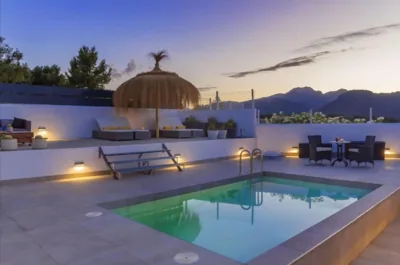 Ca´n Domingo -Stylish villa with pool, gym & views — photo 4