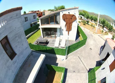 Cabañas La Senda de los elefantes Cabárceno — Foto 4