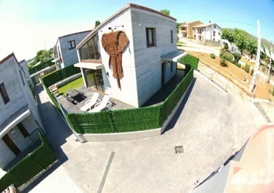 Cabañas La Senda de los elefantes Cabárceno — Foto 8