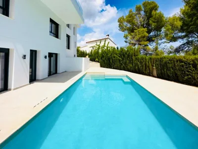Calpe villa lujo playa piscina jardin barbacoa ideal familias y grupos — foto 9