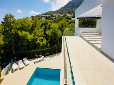 Calpe villa lujo playa piscina jardin barbacoa ideal familias y grupos — foto 12
