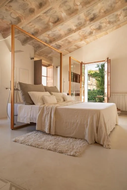 Deluxe Double Room with Bathtub and Balcony — Can Moio Turismo de Interior