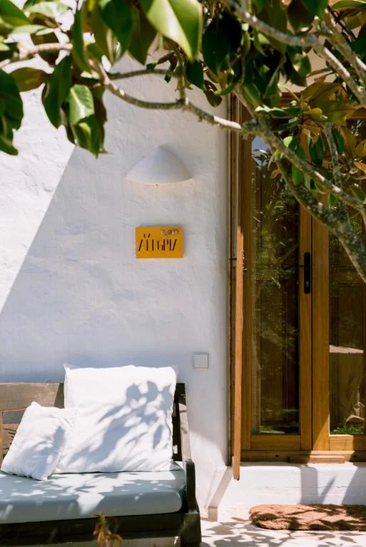 Camera doppia con vista sul giardino — Can Quince Balafia Ibiza Hotel - Turismo de Interior