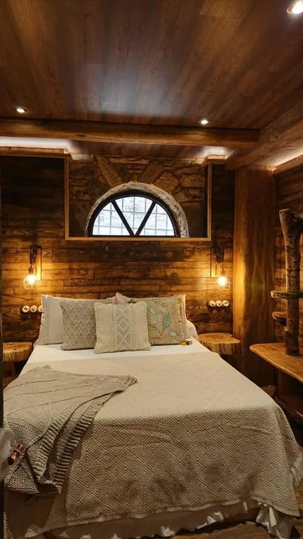 Chambre Familiale Deluxe — Casa Antón O Cebreiro