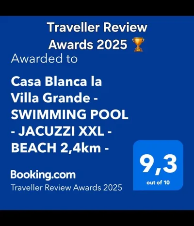 Casa Blanca la Villa Grande - Private SWIMMING POOL & GARDEN - JACUZZI XXL - BEACH 2,4km - AIRPORT 9 km - CENTER 0,8km — Foto 2
