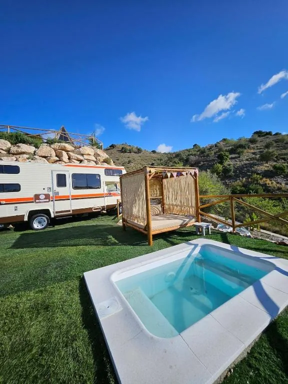 Casa com 1 quarto — Casa Caravana con vistas al mar