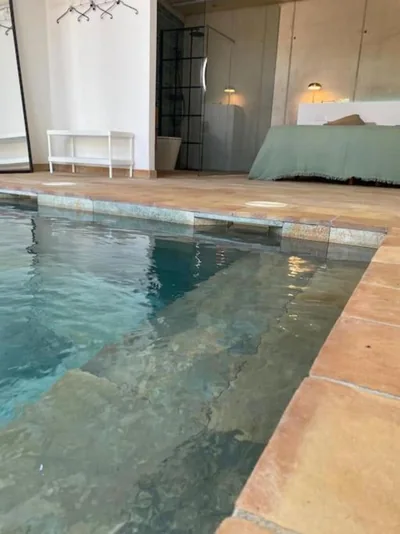 Casa con piscina interior en Tamariu, Calella de Palafrugell — photo 10