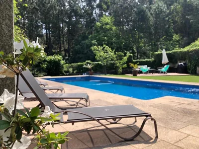 Casa da Lomba Piscina y vistas al mar en Baiona — foto 4