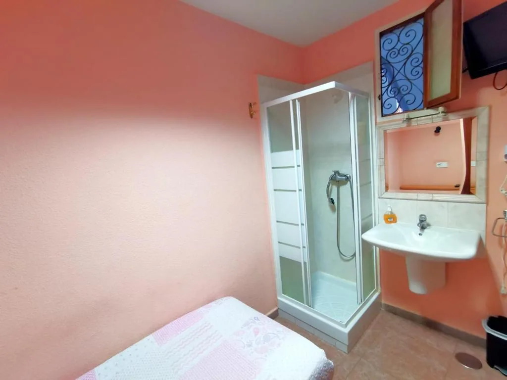 Eenpersoonskamer met gedeelde badkamer — Casa de Huespedes La Asturiana