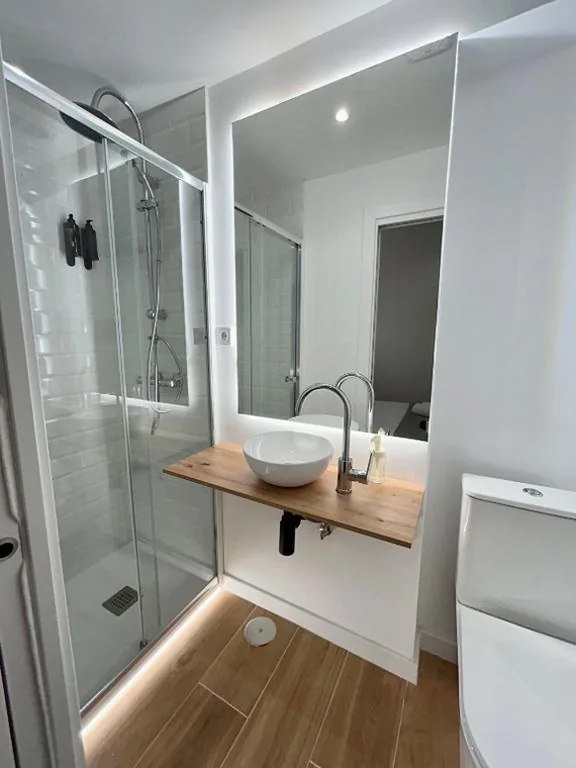 Chambre double avec salle de bains privative — Casa de huéspedes San Andrés
