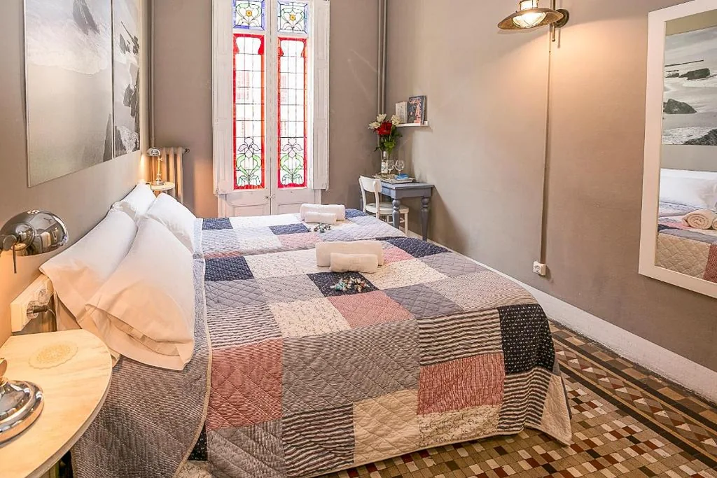 Family room with Private External Bathroom ( 2 Double rooms ) — Casa del Mediterraneo