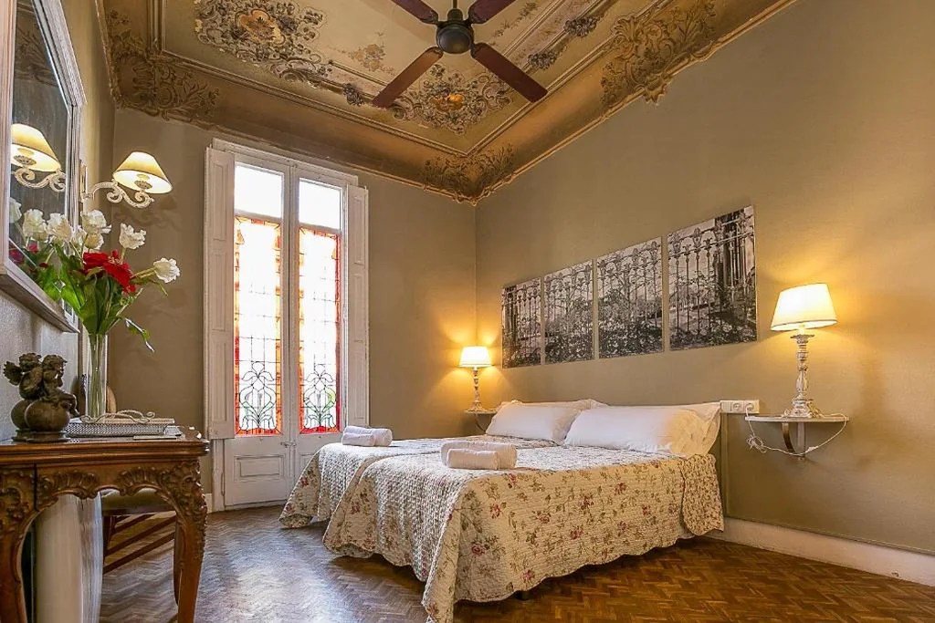 Camera doppia con bagno privato esterno - 2 letti — Casa del Mediterraneo
