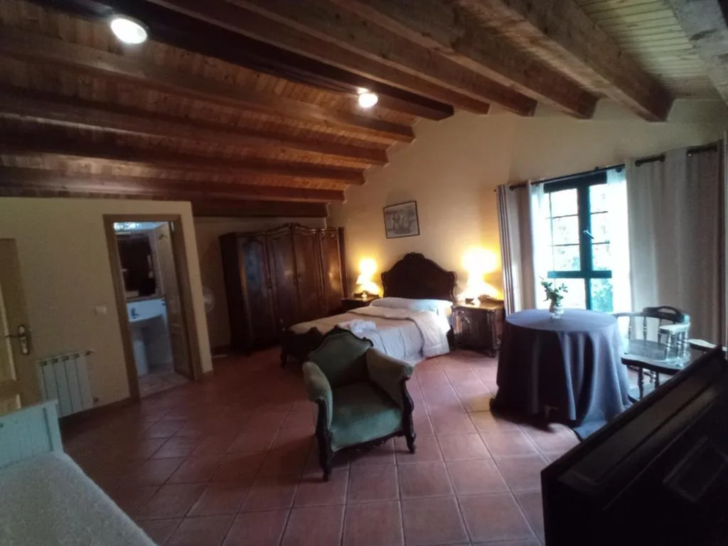 Chambre double avec vue sur la piscine - Animaux non admis — Casa Do Cribeiro