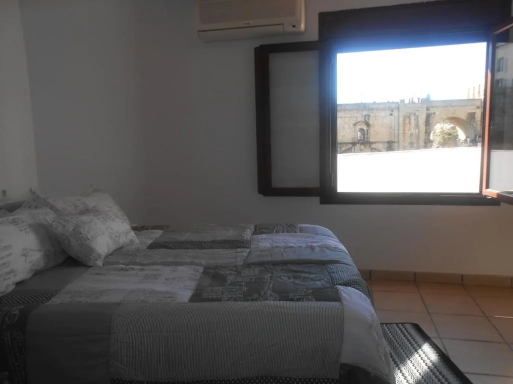 Chambre double avec vue et salle de bains commune — Casa Duende del Tajo