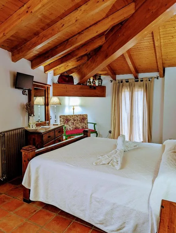 Chambre Deluxe avec très grand lit — Casa El Descanso Del Peregrino