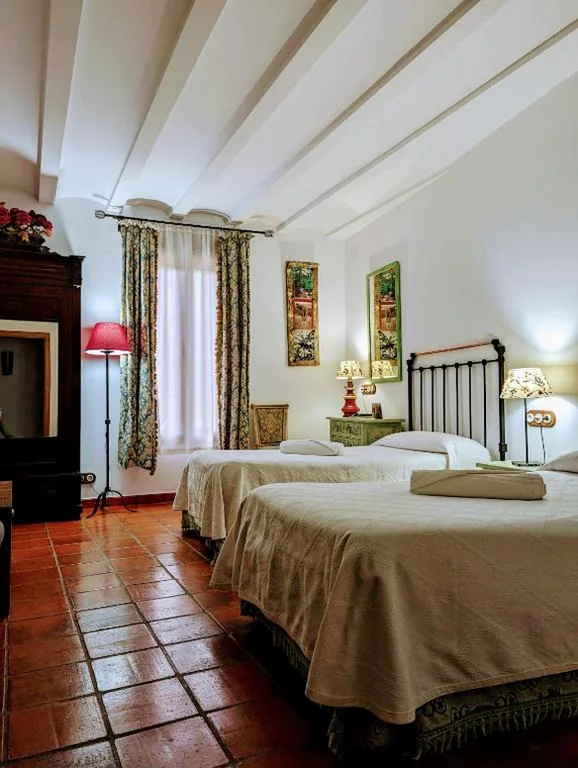 Chambre double Deluxe - 2 lits — Casa El Descanso Del Peregrino