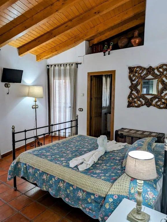 Chambre double Deluxe avec balcon — Casa El Descanso Del Peregrino