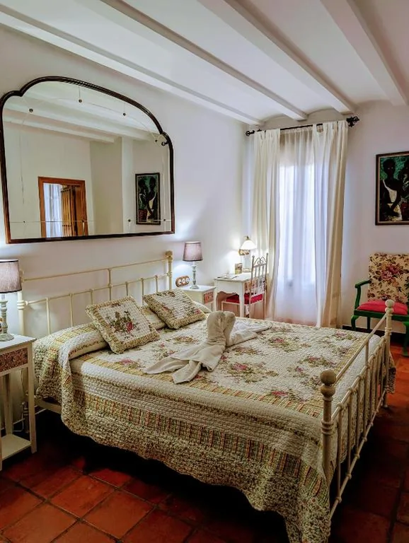 Chambre double Deluxe avec baignoire — Casa El Descanso Del Peregrino