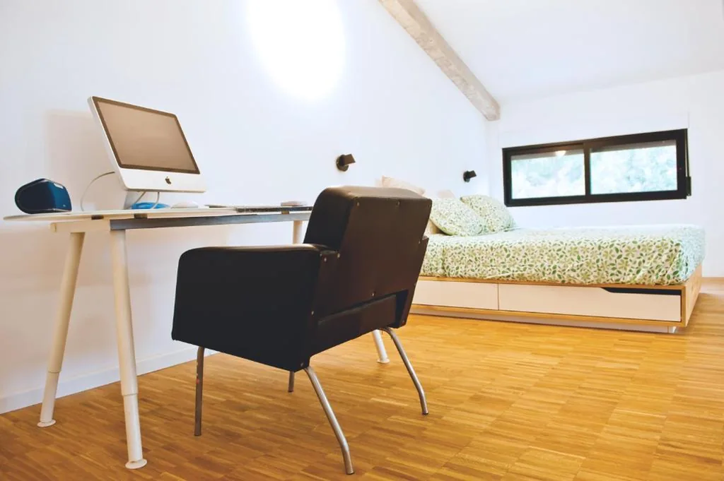 Chambre double avec vue sur le jardin — Casa Encina